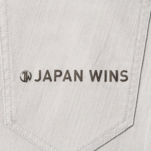 JAWIN 57302 ストレッチカラーデニムノータックカーゴパンツ【春夏】 商品コード：JC-57302 背面プリント