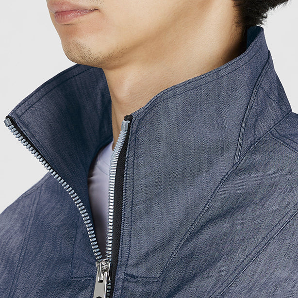 JAWIN  57400 ストレッチ長袖ジャンパー【春夏】 商品コード：JC-57400 衿高仕様