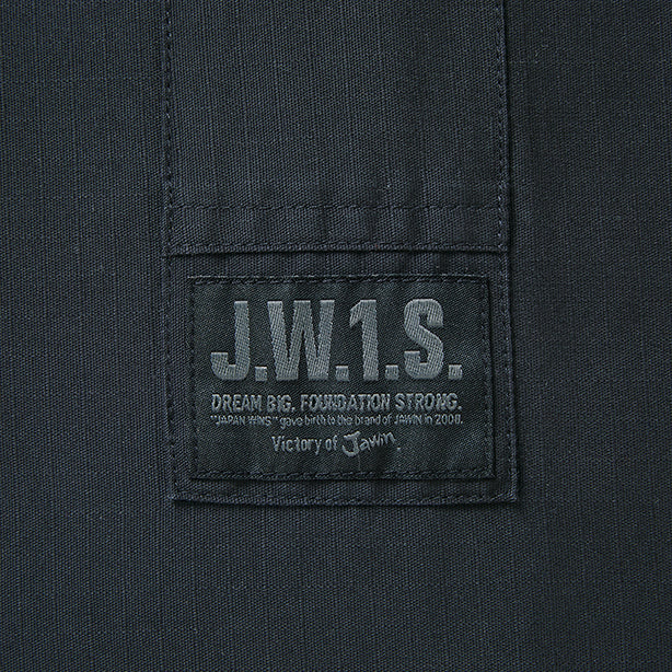 JAWIN 57500 ストレッチ長袖ジャンパー【春夏】 商品コード：JC-57500 ロゴ入り織ネーム