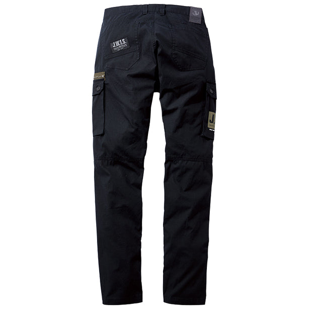 JAWIN 57502 ストレッチカーゴパンツ【春夏】 商品コード：JC-57502 色：ブラック(一覧表示用)バックスタイル