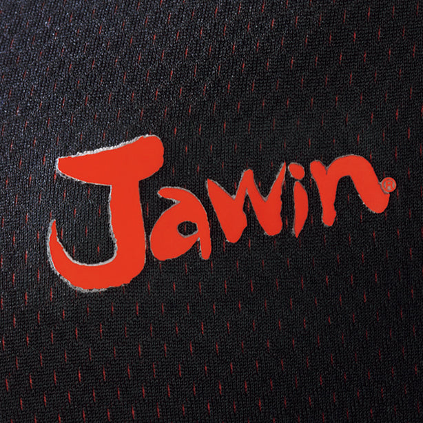 Jawin 58224 裏起毛コンプレッション【ハイネック・長袖】 商品コード：JC-58224 左ロゴプリント