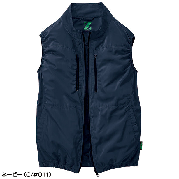 メーカー:JICHODO 品名&品番:Z-DRAGON JC-74290 サイドファン エコ空調服®ベスト(一覧表示用)  カラー:ネービー
