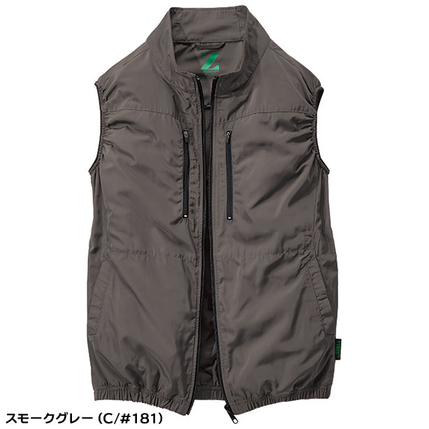 メーカー:JICHODO 品名&品番:Z-DRAGON JC-74290 サイドファン エコ空調服®ベスト(一覧表示用)  カラー:スモークグレー