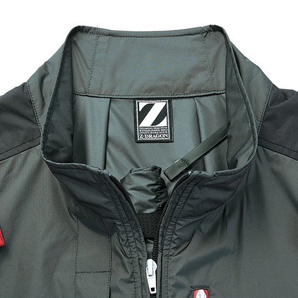メーカー:JICHODO 品名&品番:Z-DRAGON JC-74350 サイドファンハーネス対応遮熱空調服®ベスト 首元調節ひも