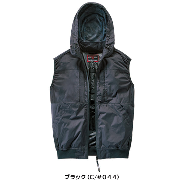 メーカー:JICHODO 品名&品番:Z-DRAGON JC-74410 上部ファン ハーネス対応空調服®遮熱ベスト(一覧表示用)  カラー:ブラック