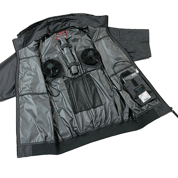 Z-DRAGON JC-74400 上部ファン ハーネス対応空調服®遮熱半袖