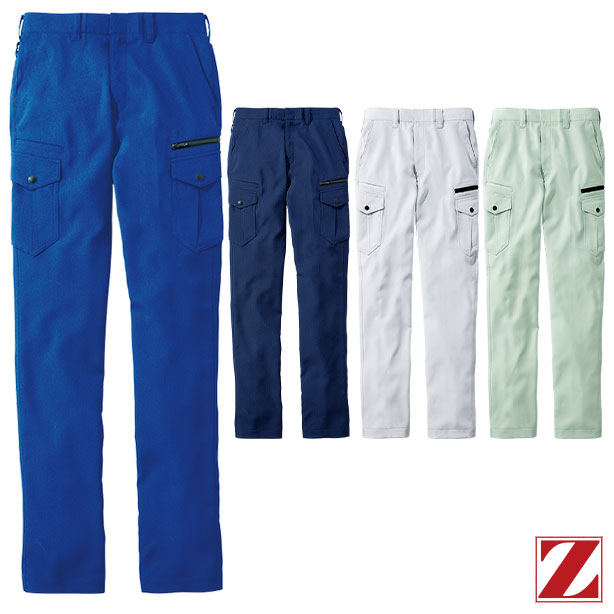 Z-DRAGON 76902 製品制電ストレッチスリムノータックカーゴパンツ【春夏】 JC-76902(オプション表示用)