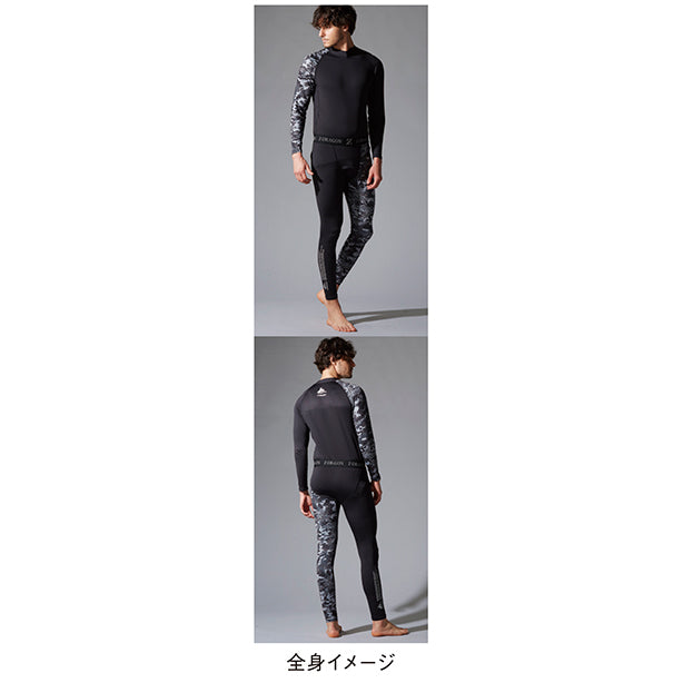 【5枚セット】Z-DRAGON 78131 吸湿発熱 裏起毛 ハイパフォーマンスコンプレッション【ロングパンツ】 商品コード：JC-78131-5S 着用イメージ男性