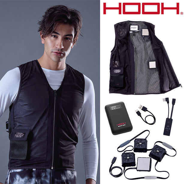 メーカー:MURAKAMIHIHUKU 品名&品番:村上被服 HOOH MH-PV555 ペルチェベストセット（四角形）【フルセット】(オプション表示用) 