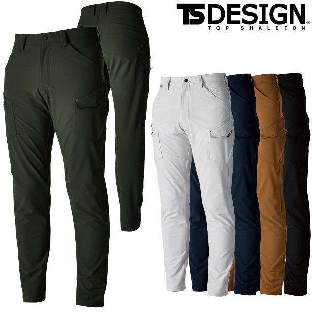 メーカー:TS_DESIGN 品名&品番:TS DESIGN 5604 TSエコダブルライトクロスメンズカーゴパンツ【春夏】(一覧表示用) 