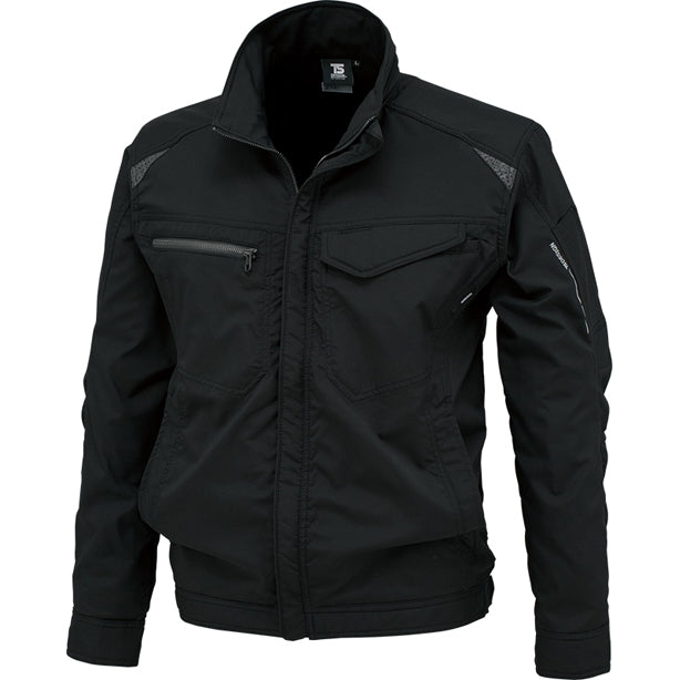 TS DESIGN 84636 ストレッチタフワークジャケット 商品コード：TSD-84636 色：ブラック × ブラック(一覧表示用)