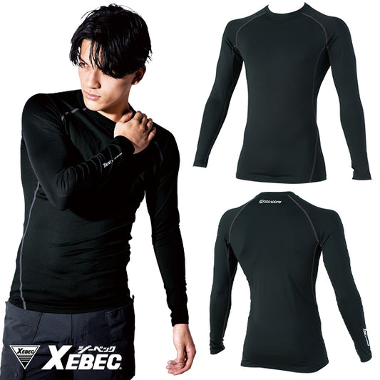 メーカー:XEBEC 品名&品番:XEBEC XE-6680 半永久的な冷却性長袖コンプレッション(オプション表示用) 