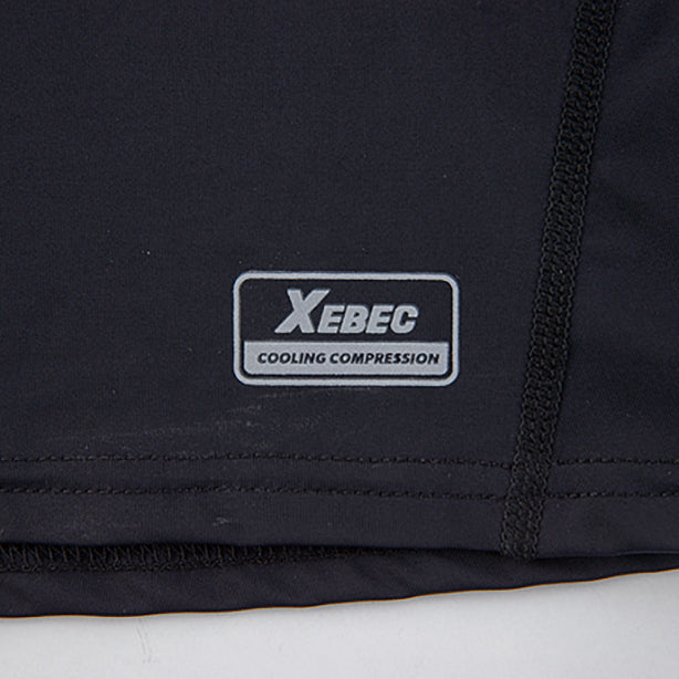 メーカー:XEBEC 品名&品番:XEBEC XE-6690 接触冷感長袖コンプレッション オリジナル転写プリント入り2