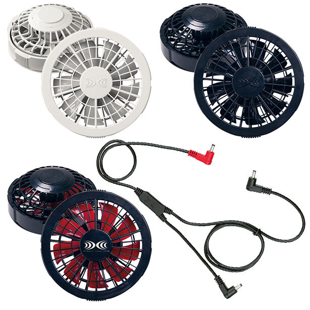 メーカー:XEBEC 品名&品番:XEBEC XE-98010-FS スポーティ空調服™ベスト【フルセット】 各種ファン