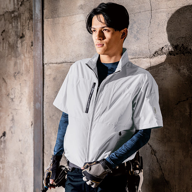XEBEC 空調服 グレー Lサイズ ジーベック 空調服 XEBEC 空調服ベスト(ファンなし) XE98019