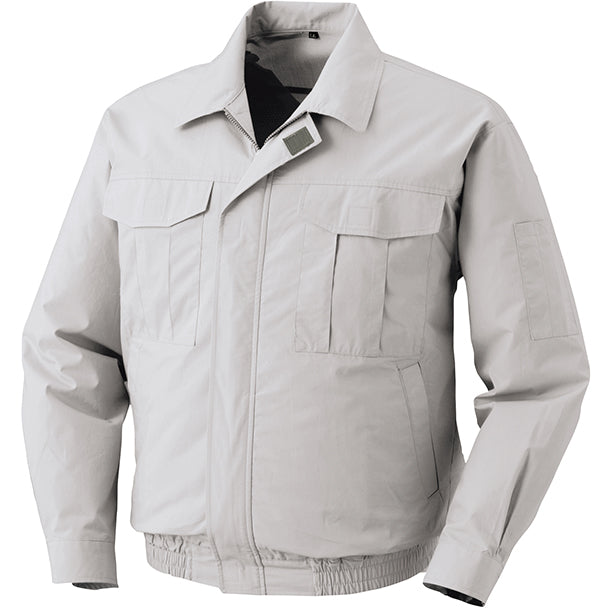 メーカー:XEBEC 品名&品番:XEBEC XE-KU90550 綿100%空調服™長袖ブルゾン(一覧表示用)  カラー:シルバー