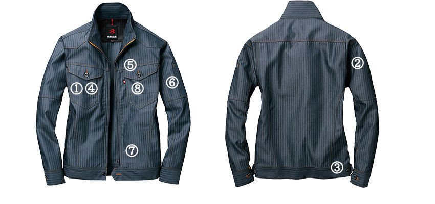 バートル 1501 ジャケット（ユニセックス）秋冬作業服なら | 株式会社フクヨシ