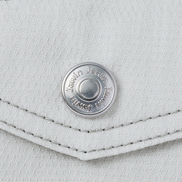 左カーゴポケットデザインボタン（シルバー）