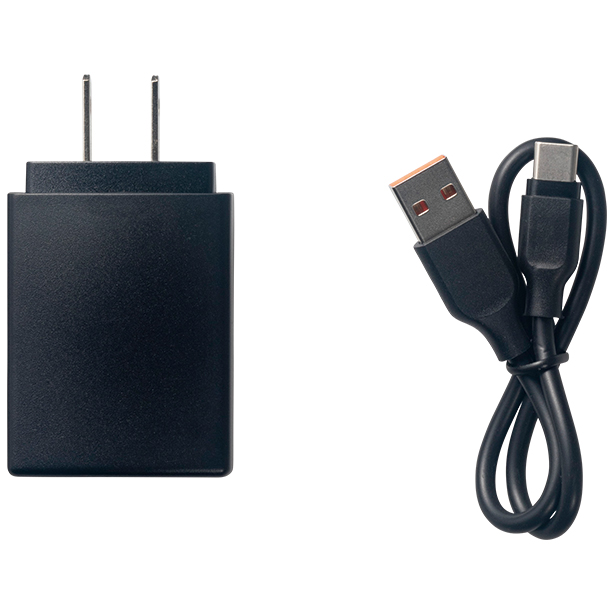 充電器 × 1 、USBケーブル × 1