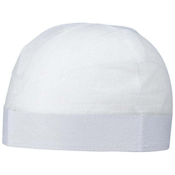 使い捨て紙帽子 丸（不織布）　ST#693-120