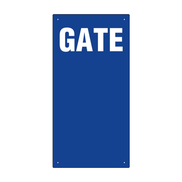 ゲート表示板 GATE 数字なし タテ　305-34A