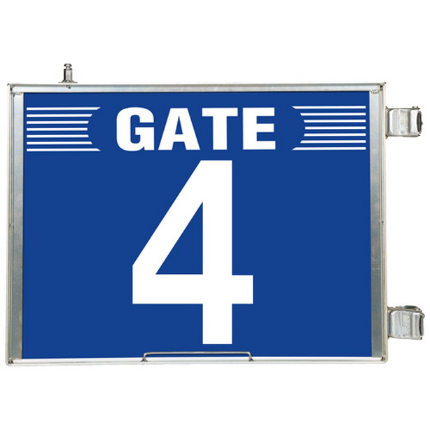 突出し式ゲート標識 GATE4 セット　305-84