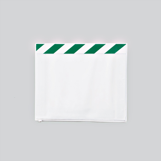 ポケットマグネット A4横 緑白 5枚組　340-44