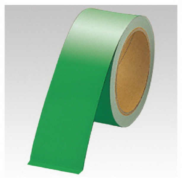 反射テープ 緑 50mm幅×10m　374-38