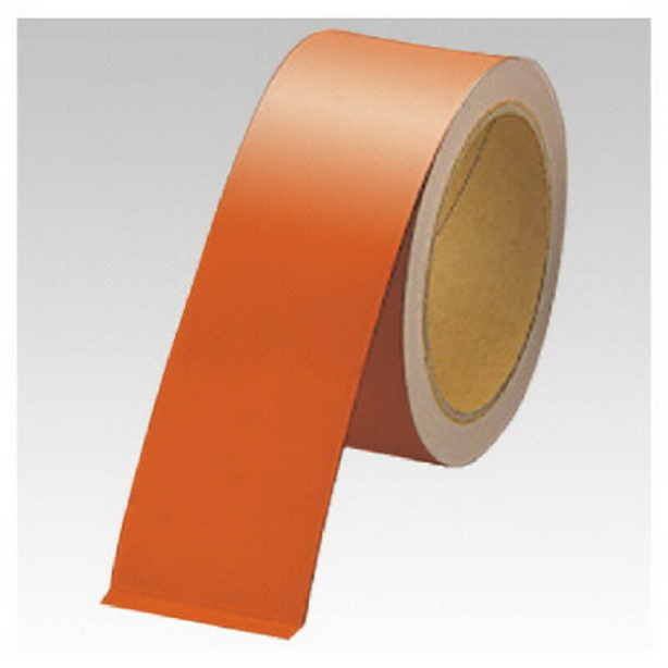 反射テープ 橙 50mm幅×10m　374-41