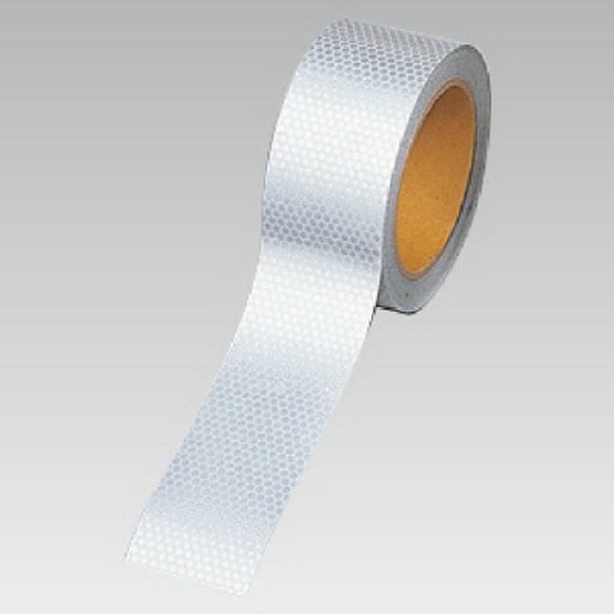 高輝度テープ 白 45mm幅×10m　374-77