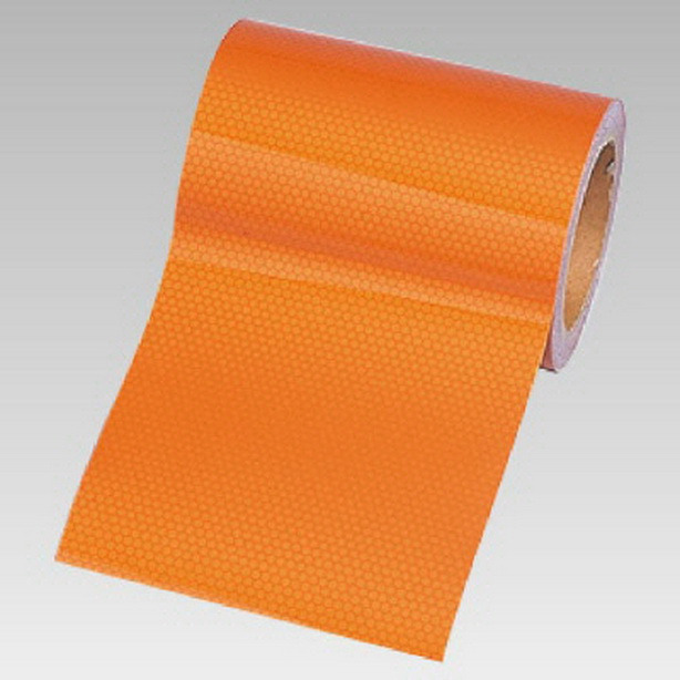 高輝度テープ オレンジ 150mm×10m　374-82