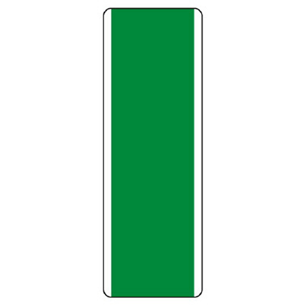 短冊型標識 （緑）無地　811-38